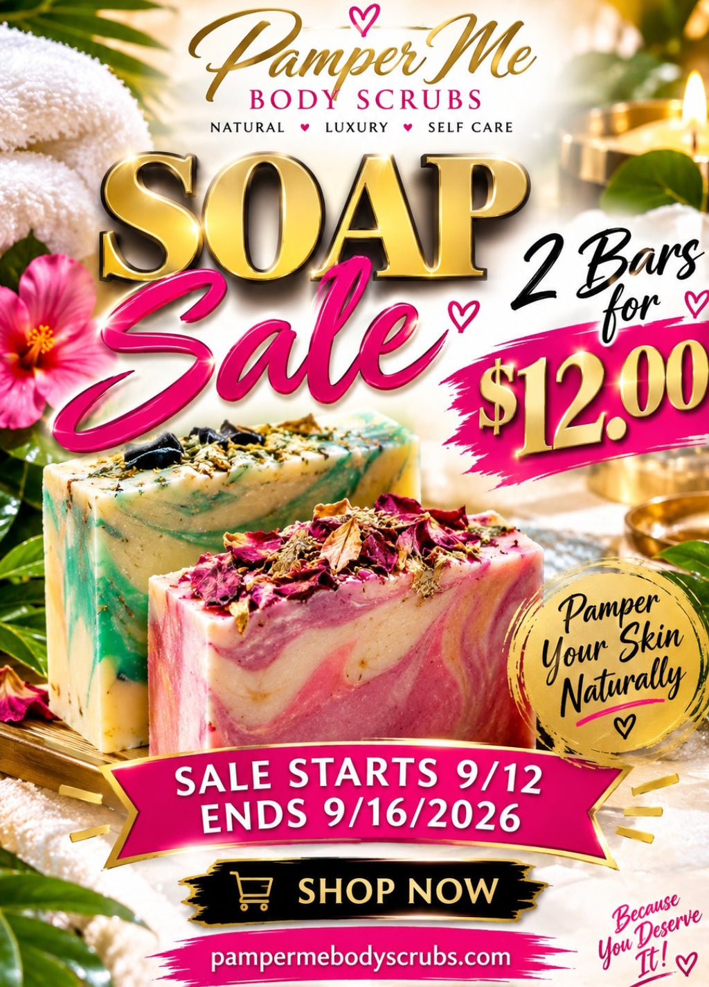 Tropical Bliss Soap Bars – Flash Sale 2 for $12