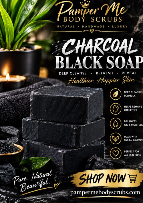 Double Deck  Charcoal Black Soap – Pore Minimizing Natural Cleansing Bar