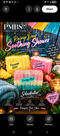 PMBS Signature Collection | 3-Bar Soap Set Coconut strawberry, Energy , pineapple blast.