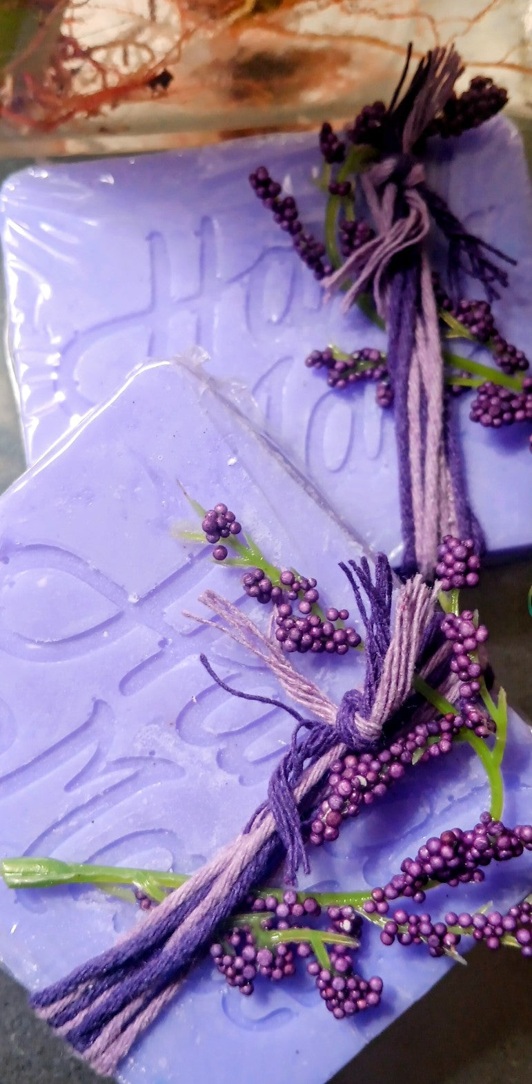 Lavender soap bar singles